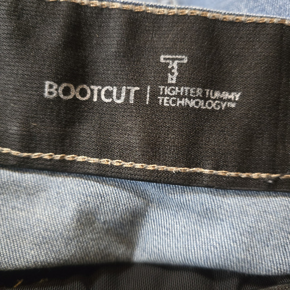 Lane Bryant Jeans Women Plus Size 24W Short Blu Bootcut Stretch Tummy - Picture 4 of 6